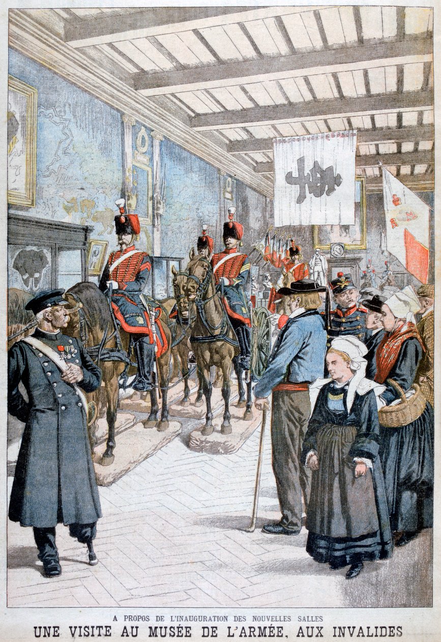 Sotaveteraanien vierailu armeijamuseoon, 1903 tekijältä Unbekannt