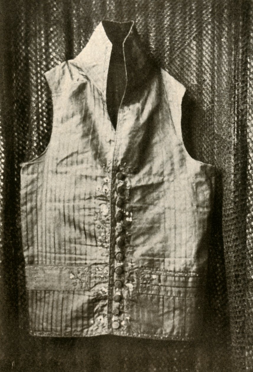 Kreivi Lemcken käyttämä liivi, c1798, 1937. tekijältä Unbekannt