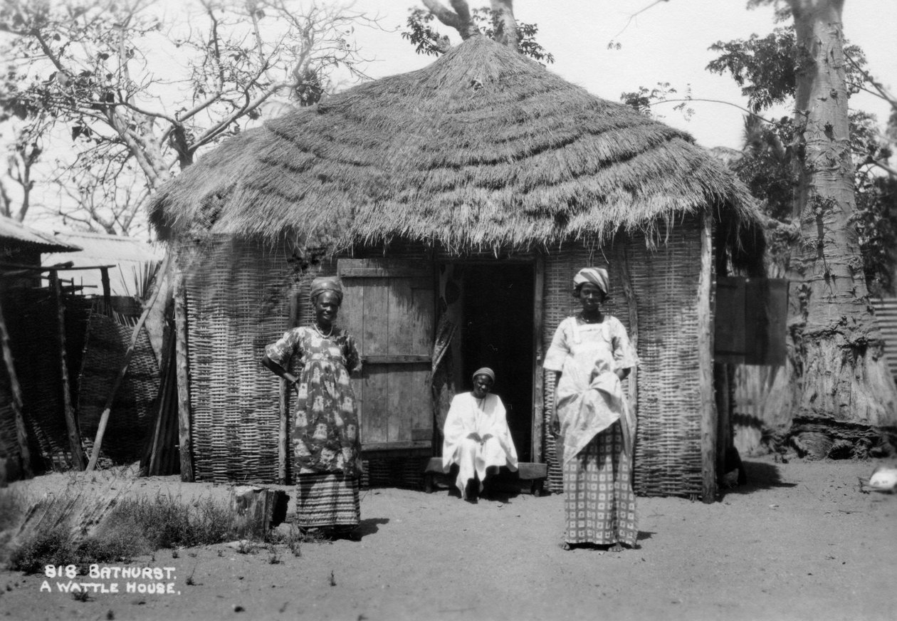 Hellakkotalo, Bathurst, Gambia, 1900-luku tekijältä Unbekannt