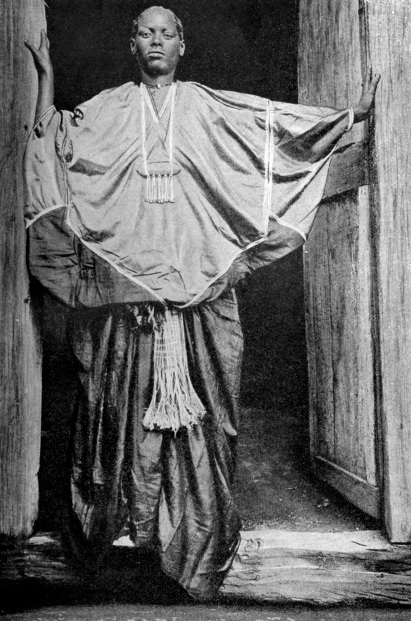 Nainen Hararista festivaaliasussa, Etiopia, 1922 tekijältä Unbekannt