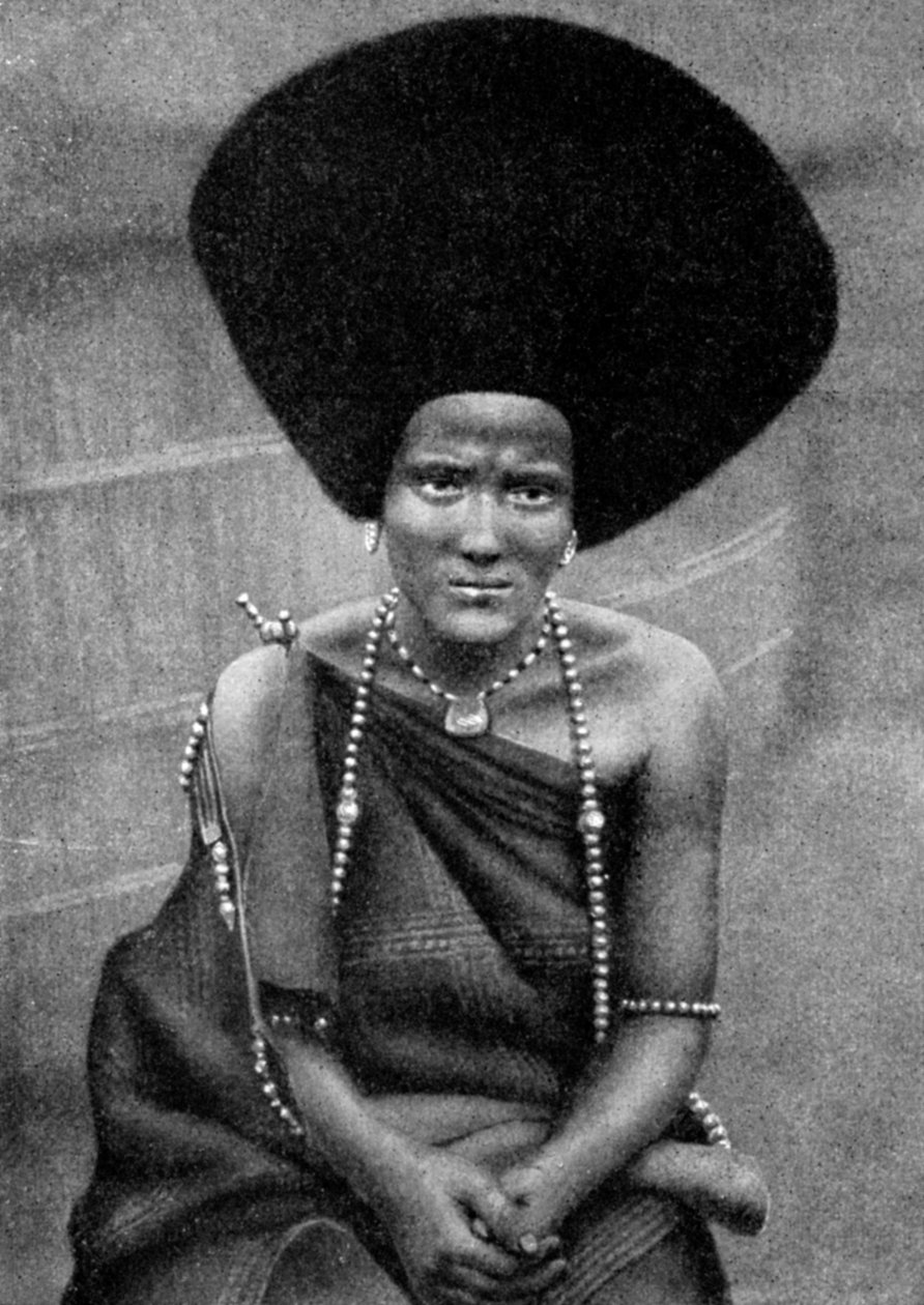 Nainen Beja Niilin tai Baggaran kansasta, Etiopia, Afrikka, 1922 tekijältä Unbekannt