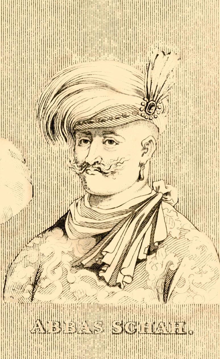Abbas Shah, 1571-1629, 1830. tekijältä Unbekannt