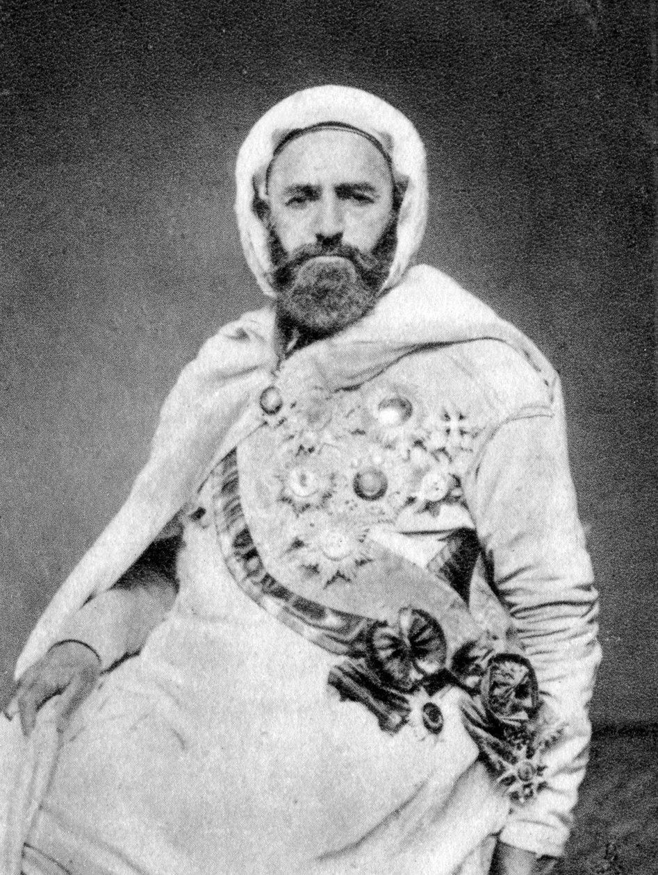 Abd al-Qadir, Algerian sufi ja poliittinen ja sotilasjohtaja, 1875 tekijältä Unbekannt