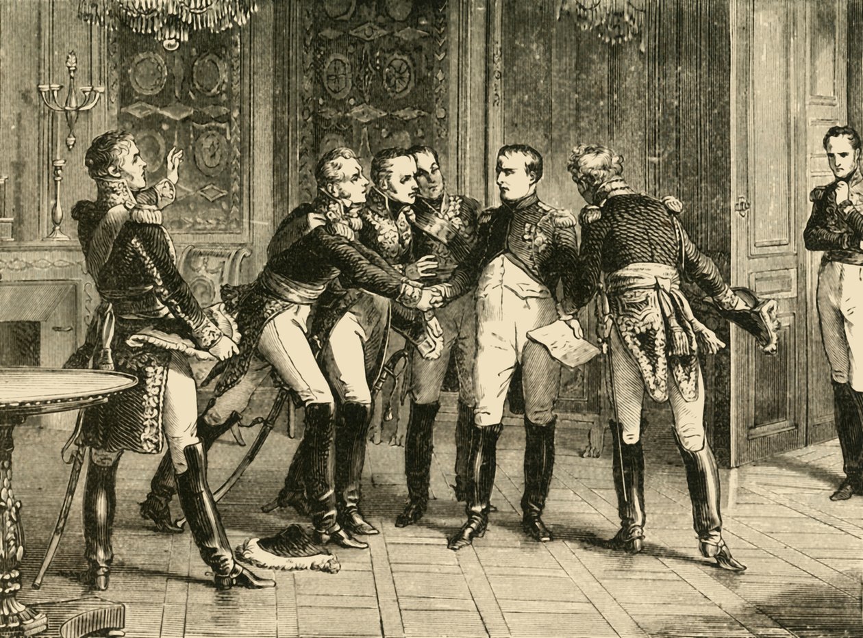 Napoleon Bonaparten luopuminen kruunusta, 1815, 1890. tekijältä Unbekannt