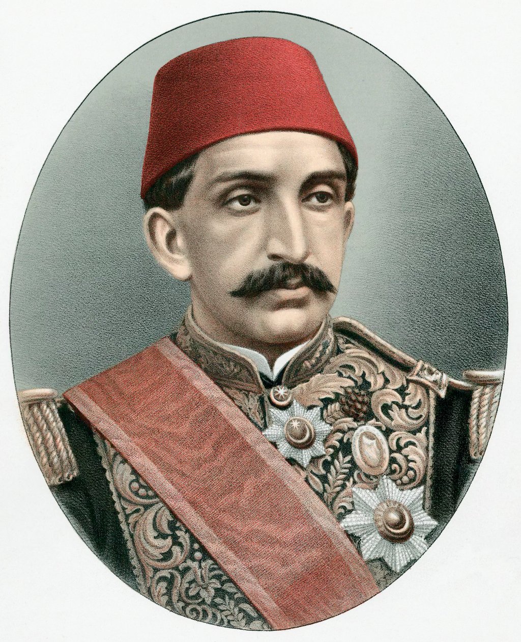 Abdul Hamid II 1842-1918, viimeinen Turkin sulttaani, c1880 tekijältä Unbekannt