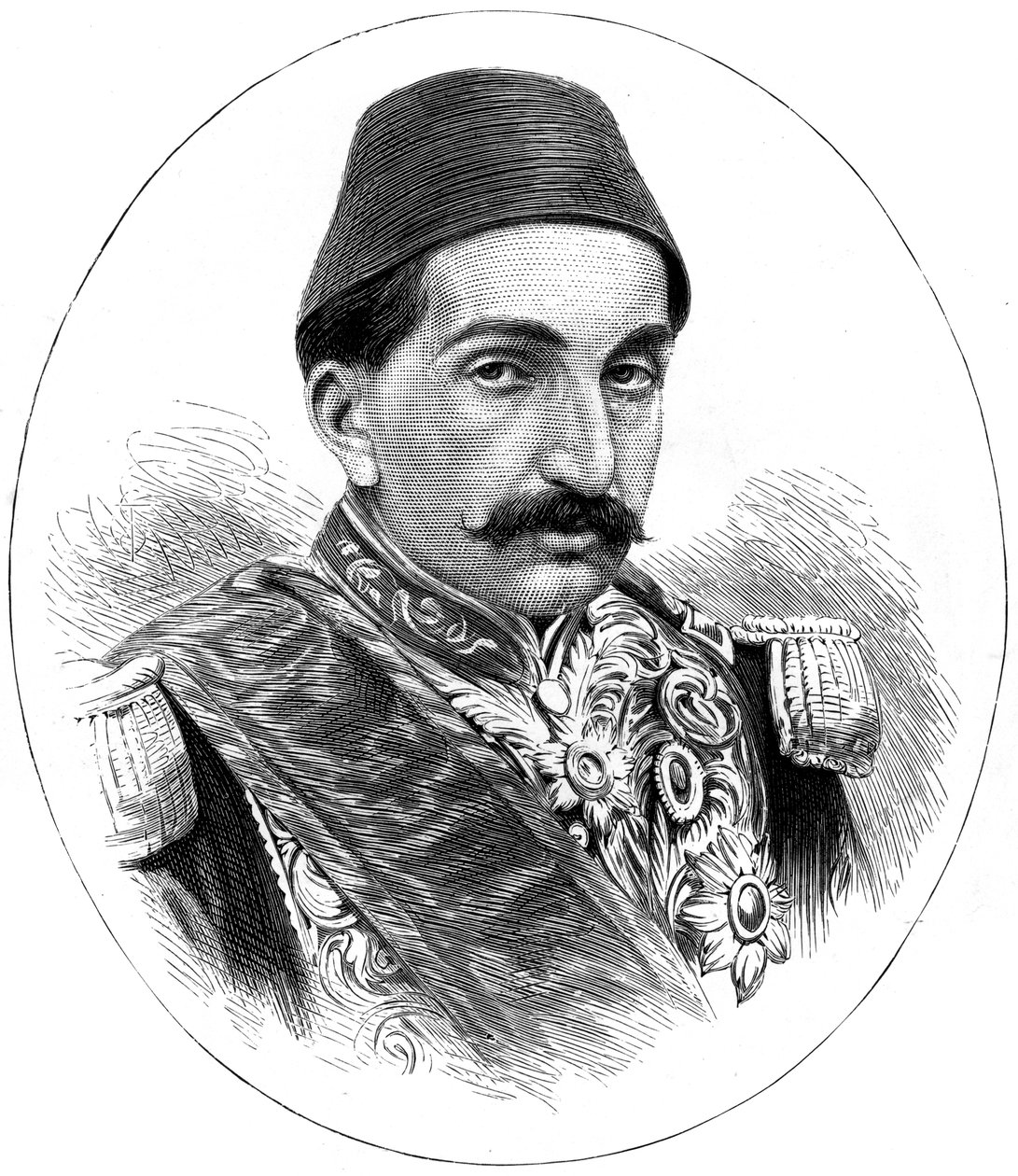 Abdul Hamid II, Turkin sulttaani, 1800-luku tekijältä Unbekannt