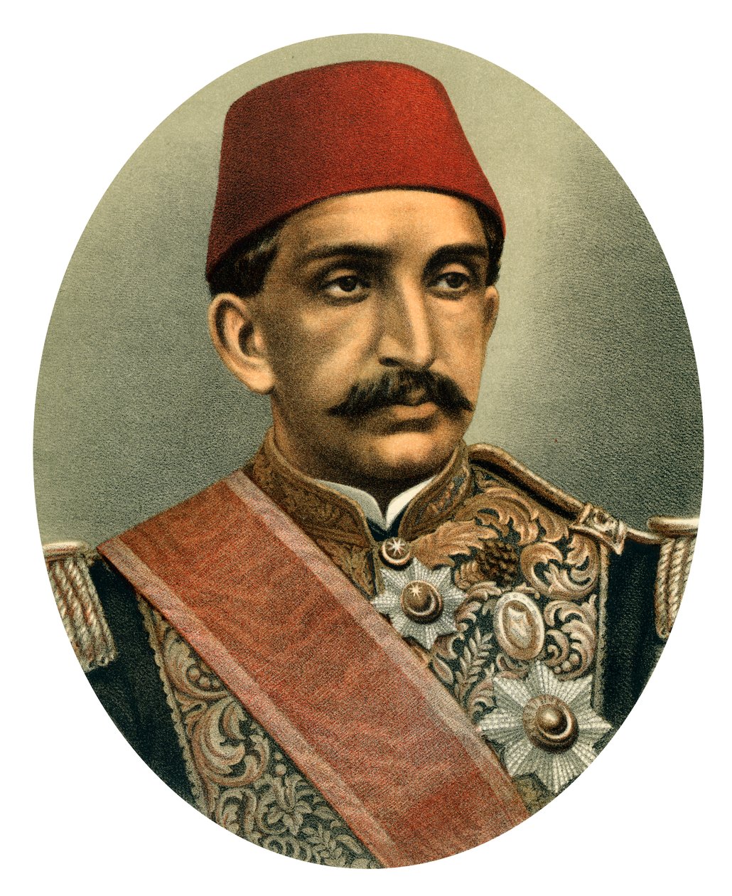 Abdul Hamid II, Turkin sulttaani, 1800-luvun loppu tekijältä Unbekannt