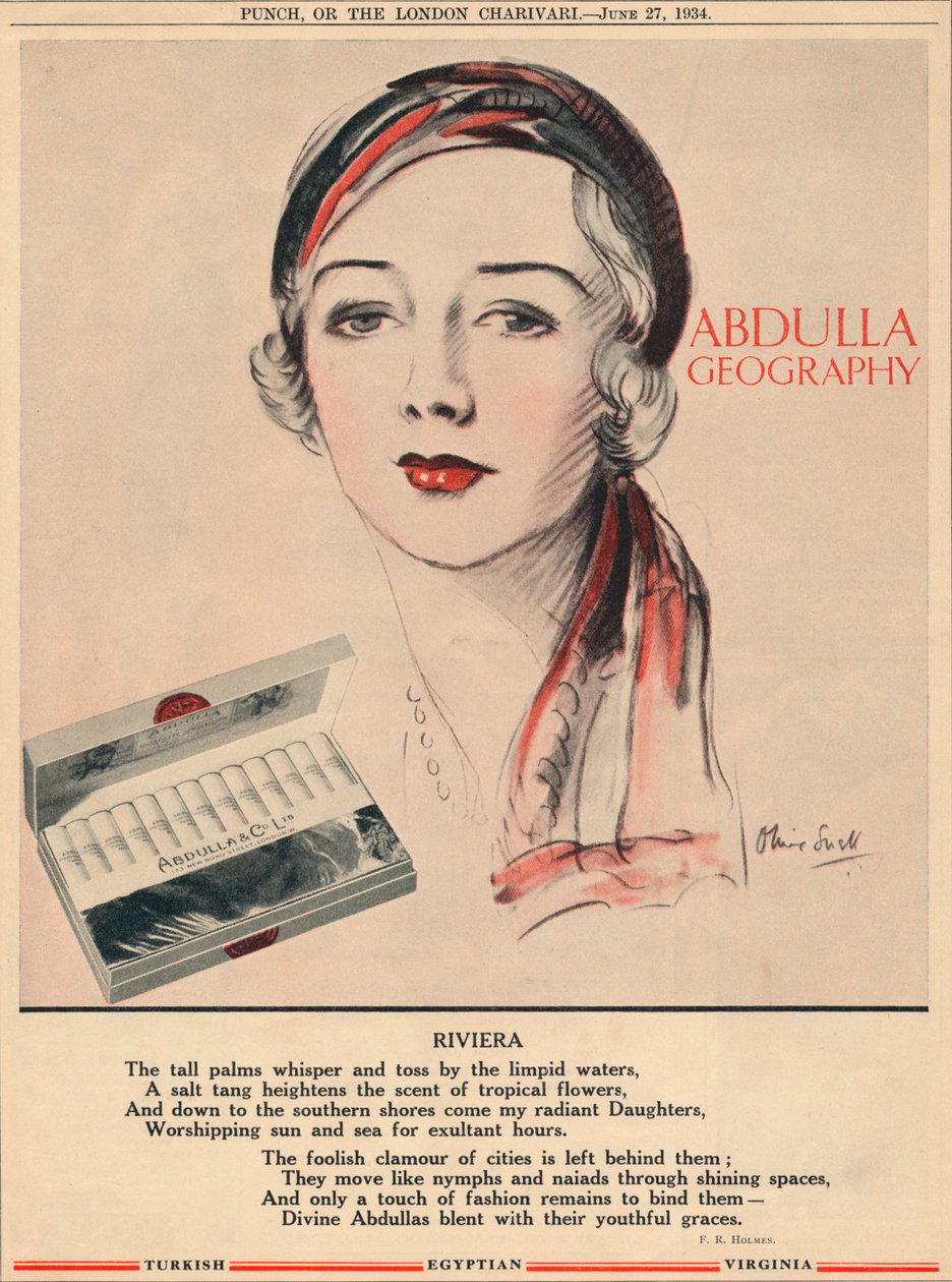Abdullan maantiede - Riviera, 1934 tekijältä Unbekannt