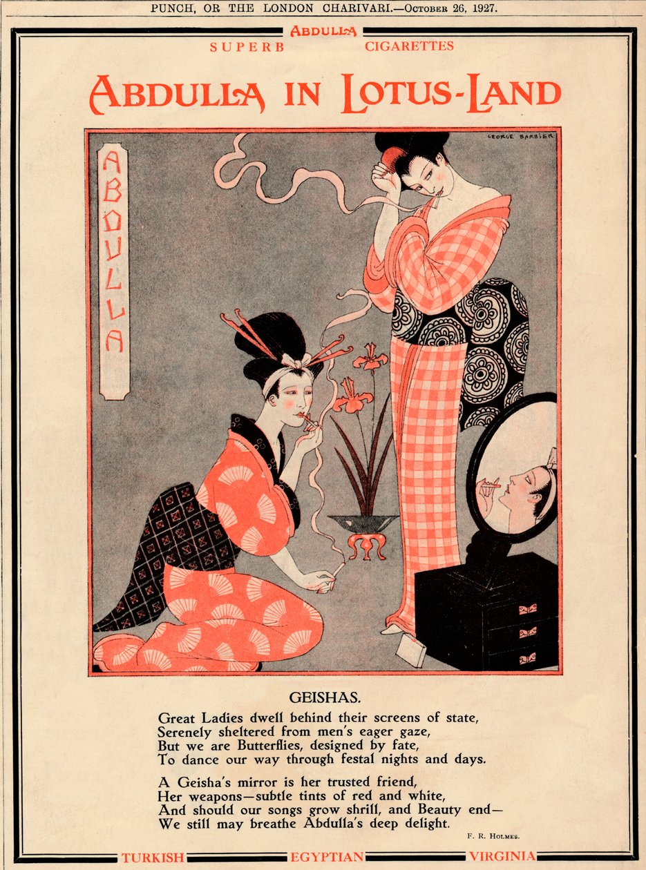 Abdulla Lotus-Landissa - Geishat, 1927 tekijältä Unbekannt