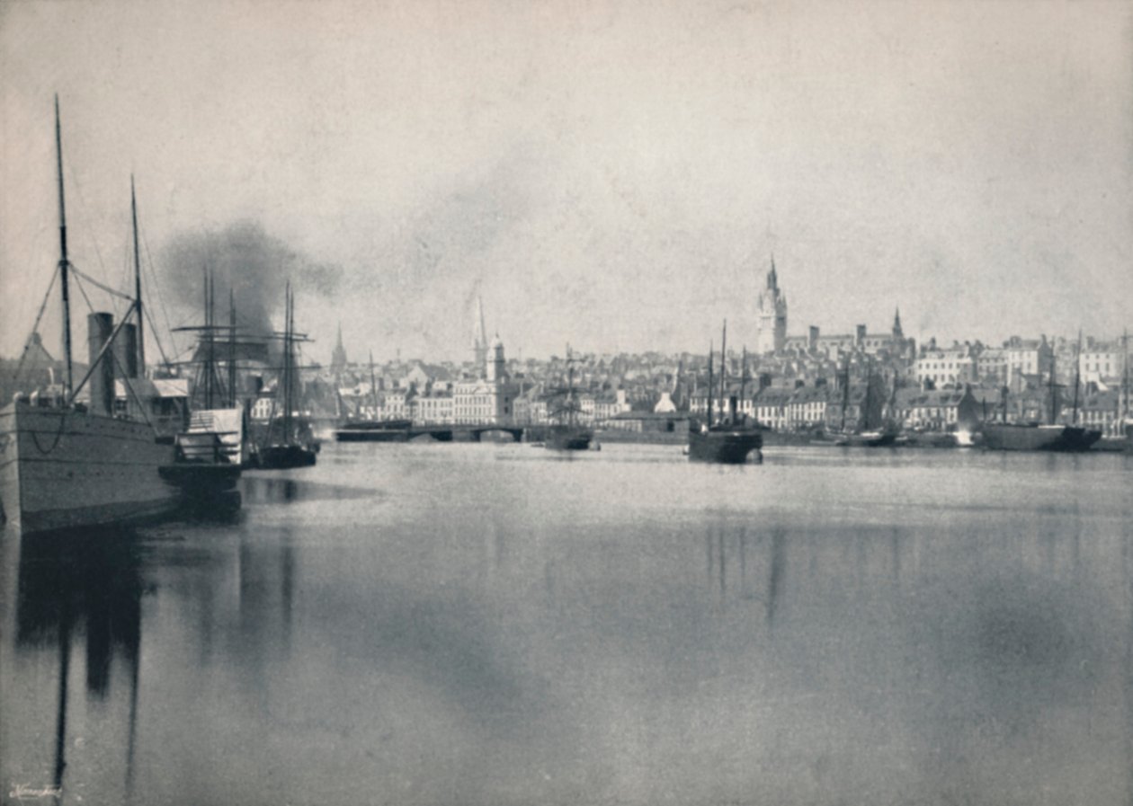 Aberdeen - Yleinen näkymä joelle, 1895 tekijältä Unbekannt
