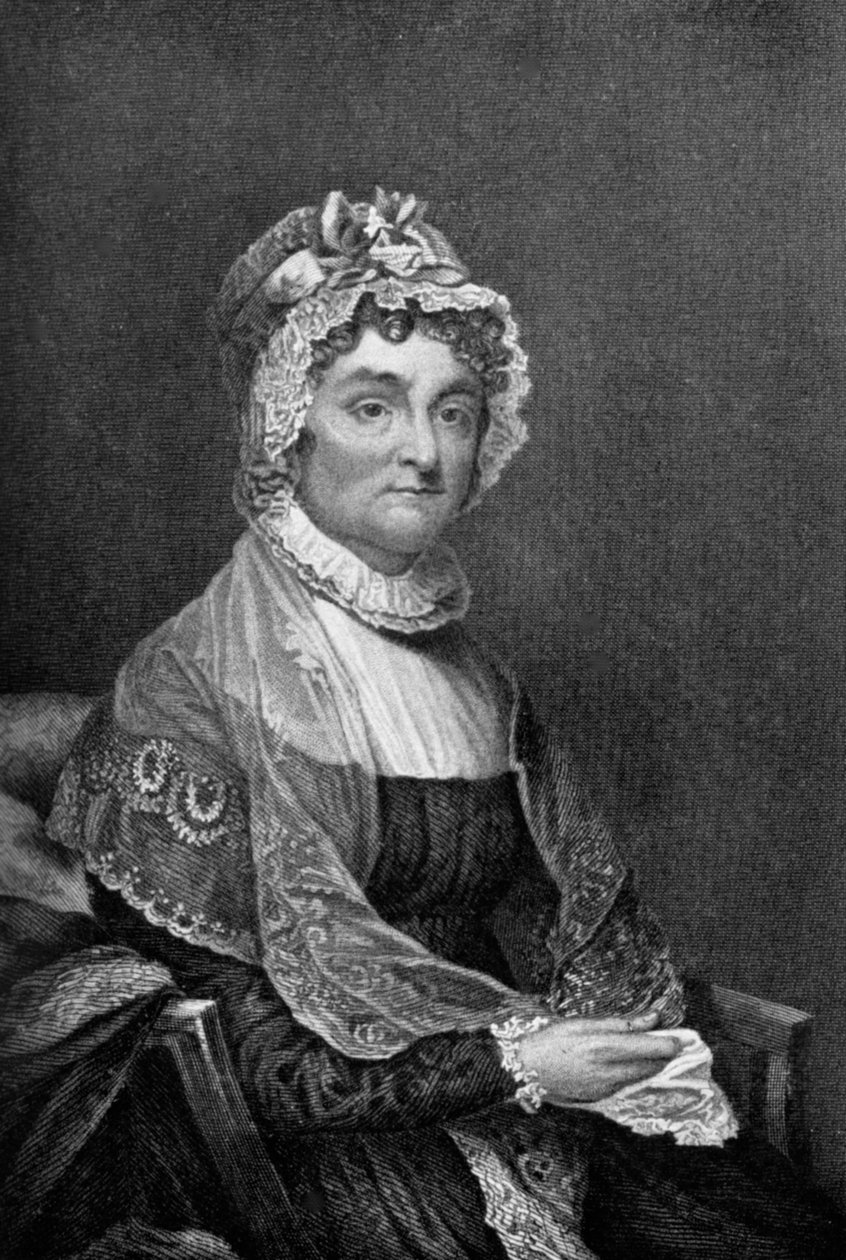 Abigail Adams 1744-1818, presidentti John Adamsin vaimo, 1700-luku 1908 tekijältä Unbekannt