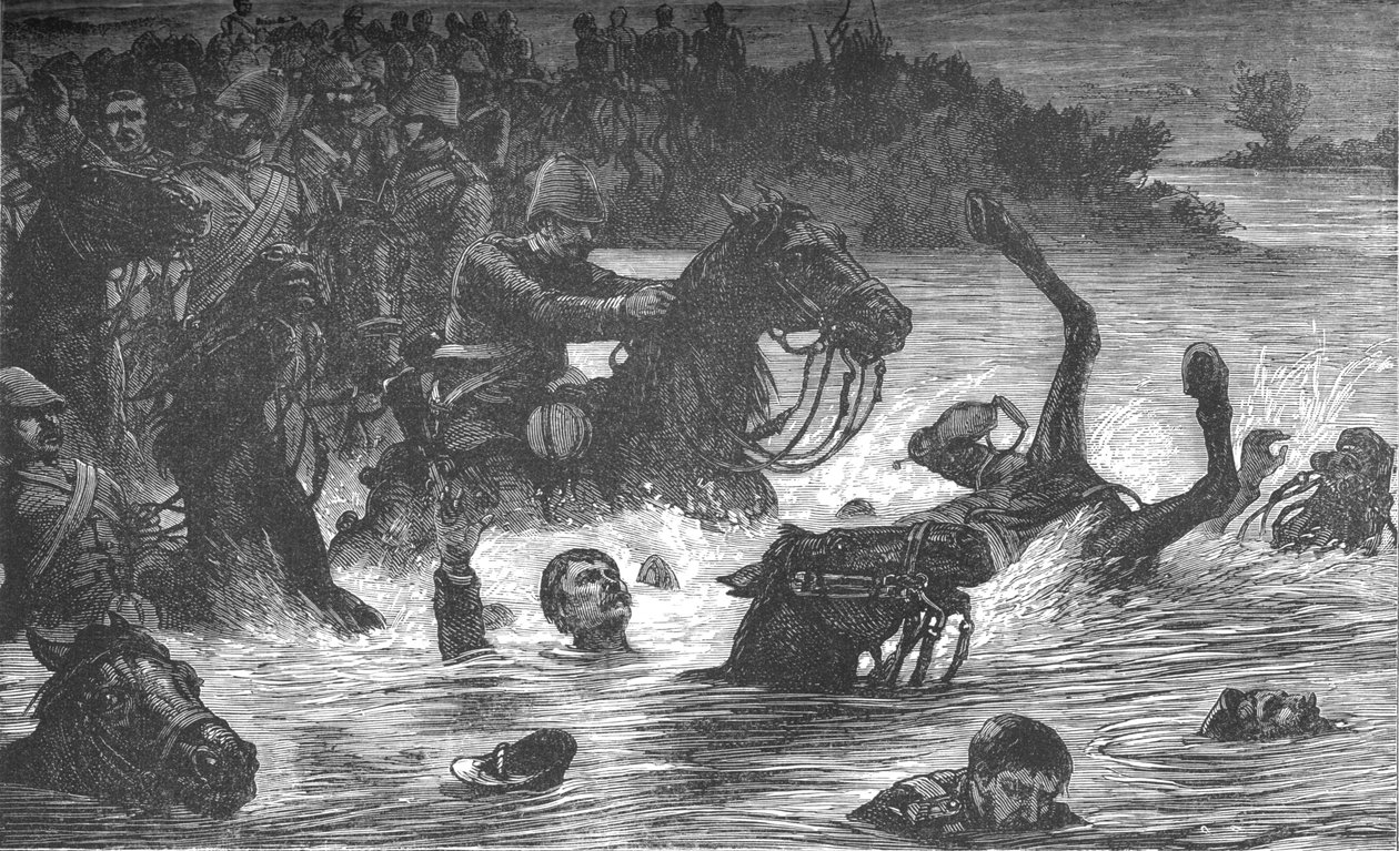 Onnettomuus kymmenelle hussareille, 1880 tekijältä Unbekannt