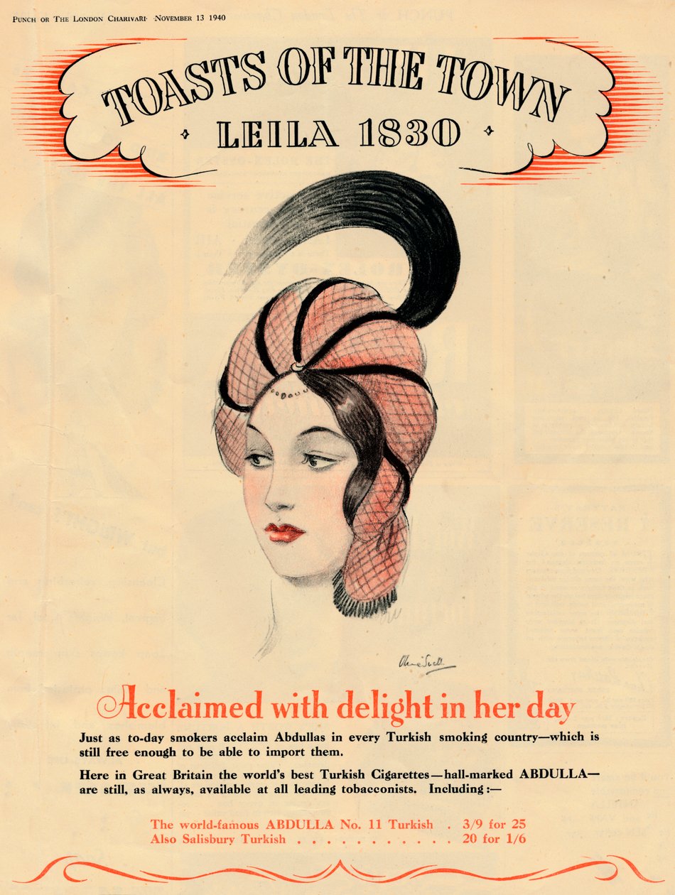 Ylistetty ilolla päivästään, Toasts of the Town - Leila 1830, 1940 tekijältä Unbekannt