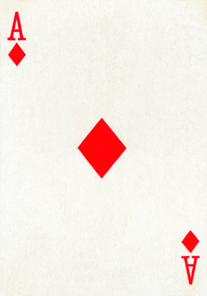 Ace of Diamonds Goodall & Son Ltd.:n pelikorttipakasta, vuodelta 1940 tekijältä Unbekannt