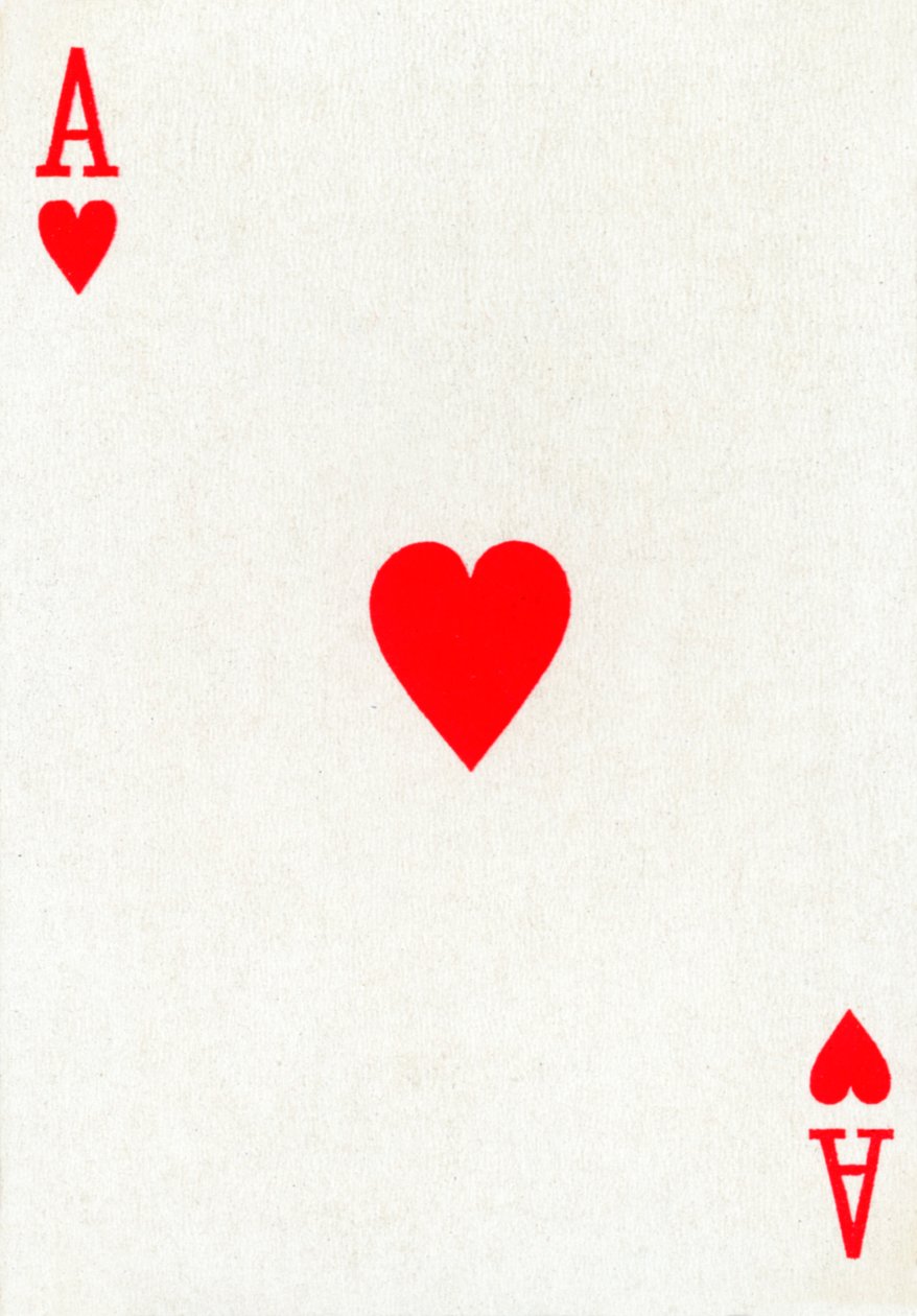 Ace of Hearts Goodall & Son Ltd.:n pelikorttipakasta, vuodelta 1940 tekijältä Unbekannt