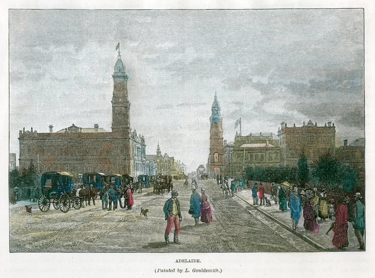 Adelaide, Etelä-Australia, Australia, c1890 tekijältä Unbekannt