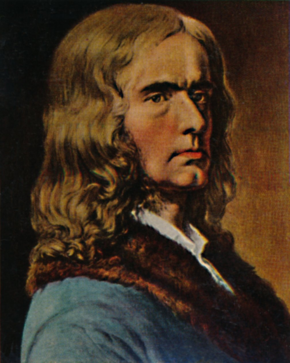 Adelbert von Chamisso 1781-1838. - Reinickin maalaus, 1934. tekijältä Unbekannt