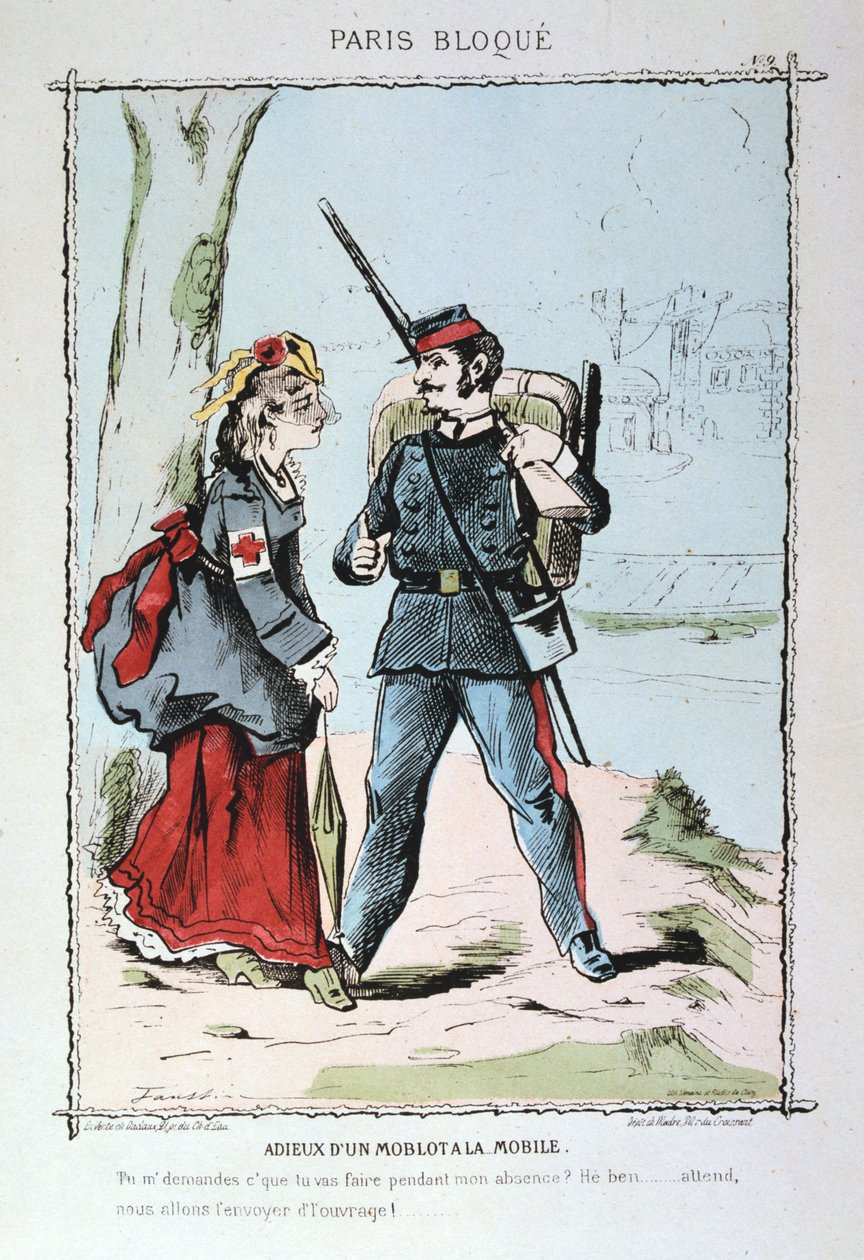 Moblotin jäähyväiset matkapuhelimelle, 1870-1871 tekijältä Unbekannt