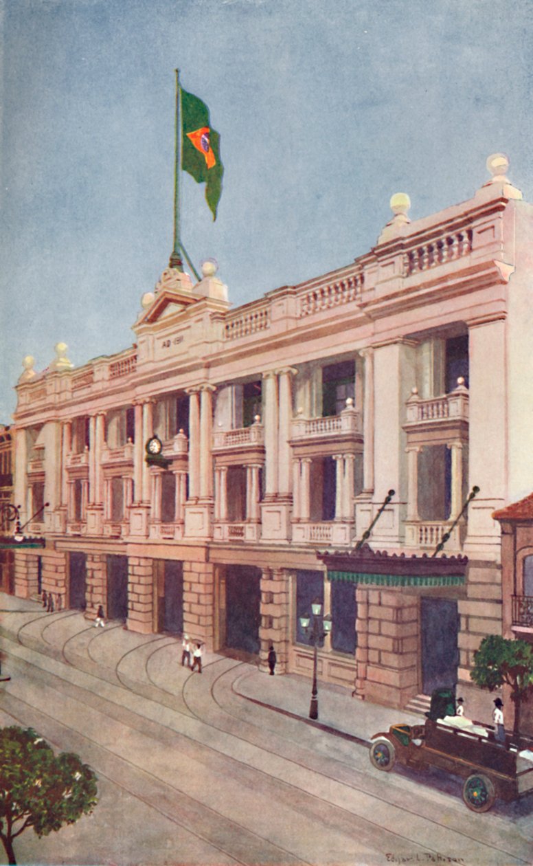 Rio Tramway, Light and Power Companyn hallintotoimistot, 1914 tekijältä Unbekannt