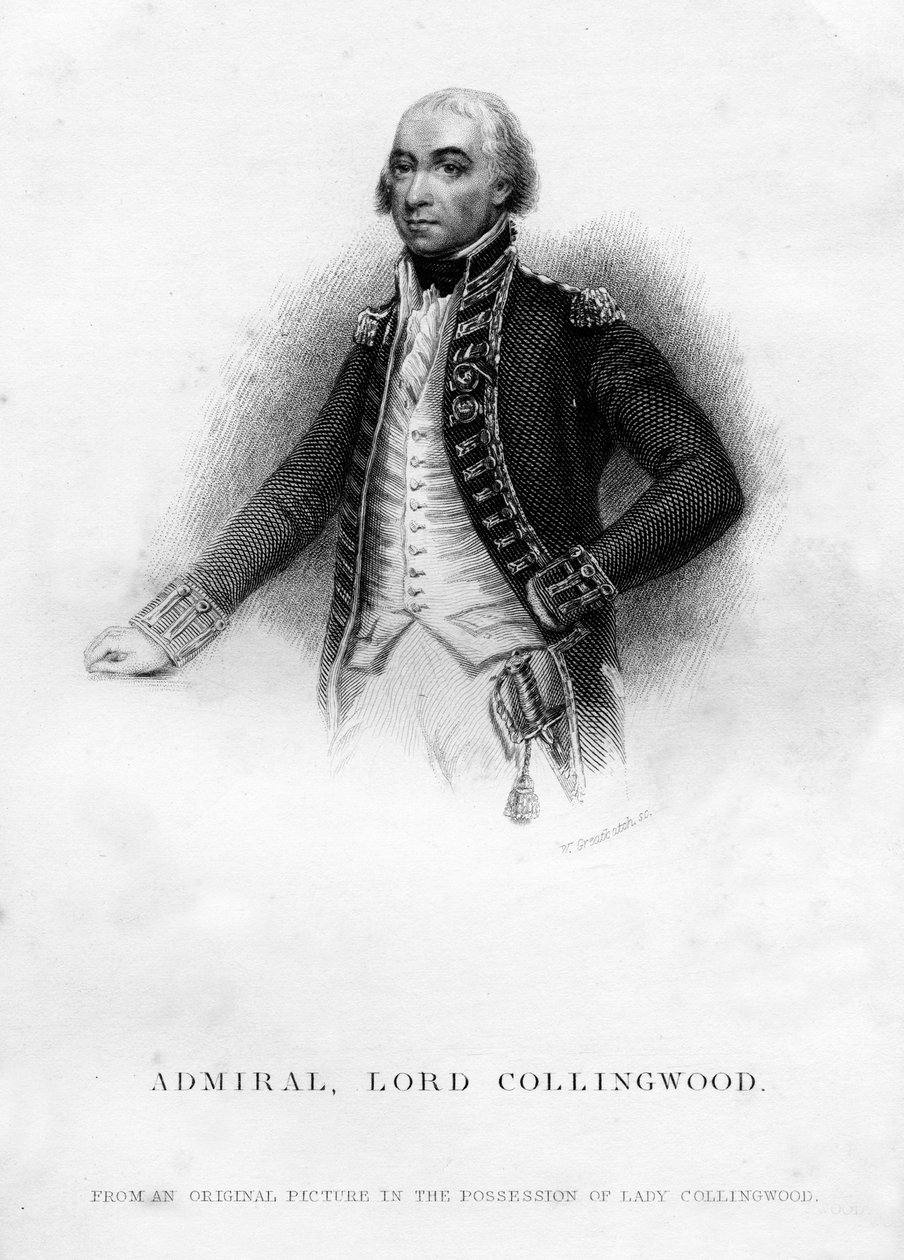Amiraali Cuthbert Collingwood 1750-1810, 1. Baron Collingwood, 1837 tekijältä Unbekannt