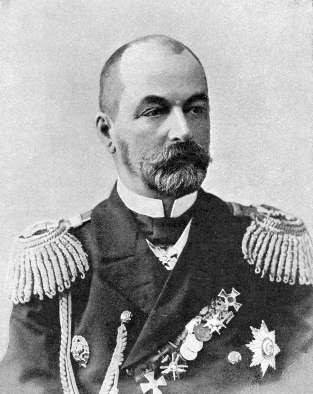 Amiraali Rozhestvensky, Venäjän komentaja, Venäjän ja Japanin sota, 1904-5 tekijältä Unbekannt