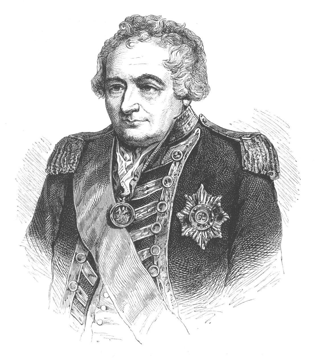 Amiraali Sir John Jervis, 1880 tekijältä Unbekannt