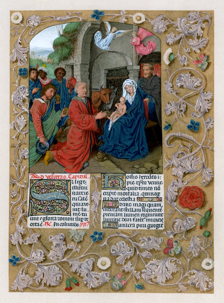 Maagien palvonta, c1490-1497 tekijältä Unbekannt