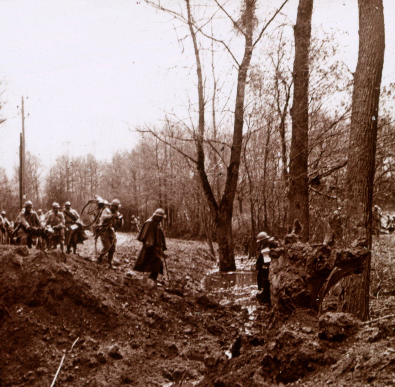 Advance on Ailette, Pohjois-Ranska, c1918 tekijältä Unbekannt