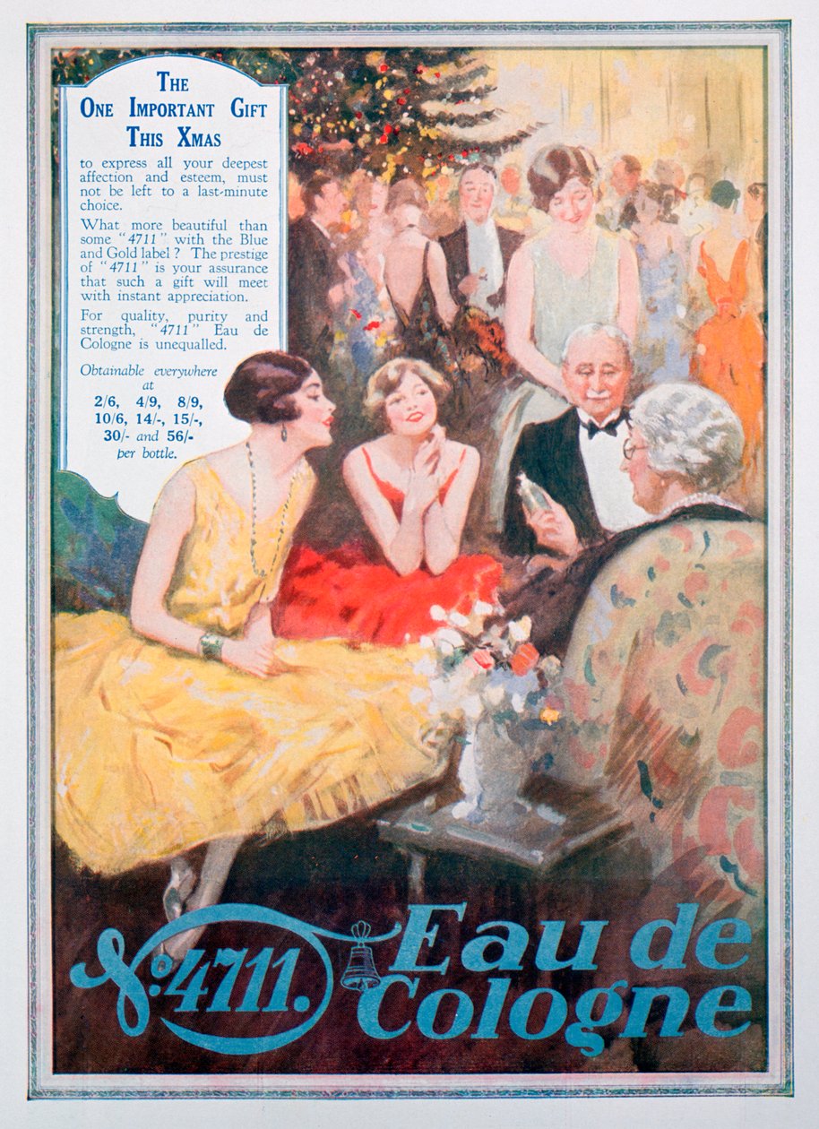 Mainos 4711 Eau de Cologne, 1928 tekijältä Unbekannt