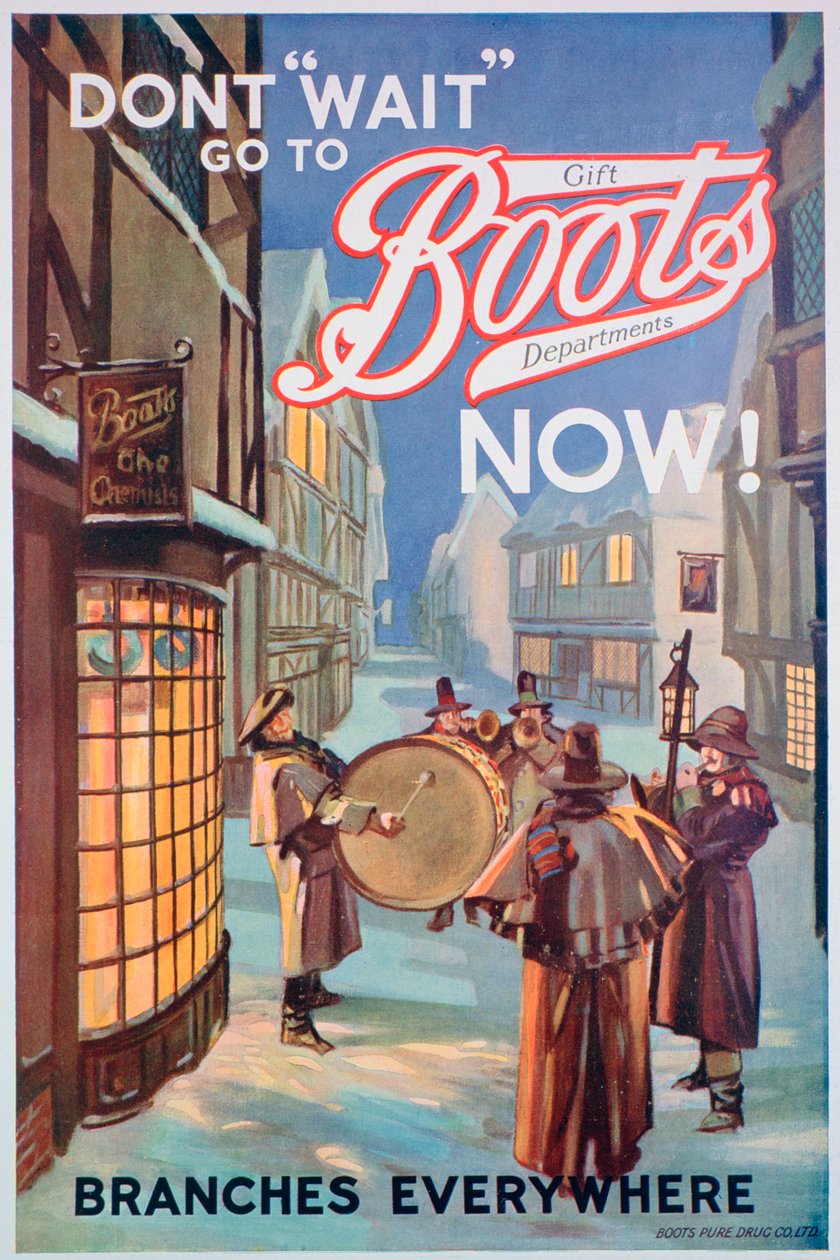 Mainos Boots the Chemists, 1924 tekijältä Unbekannt