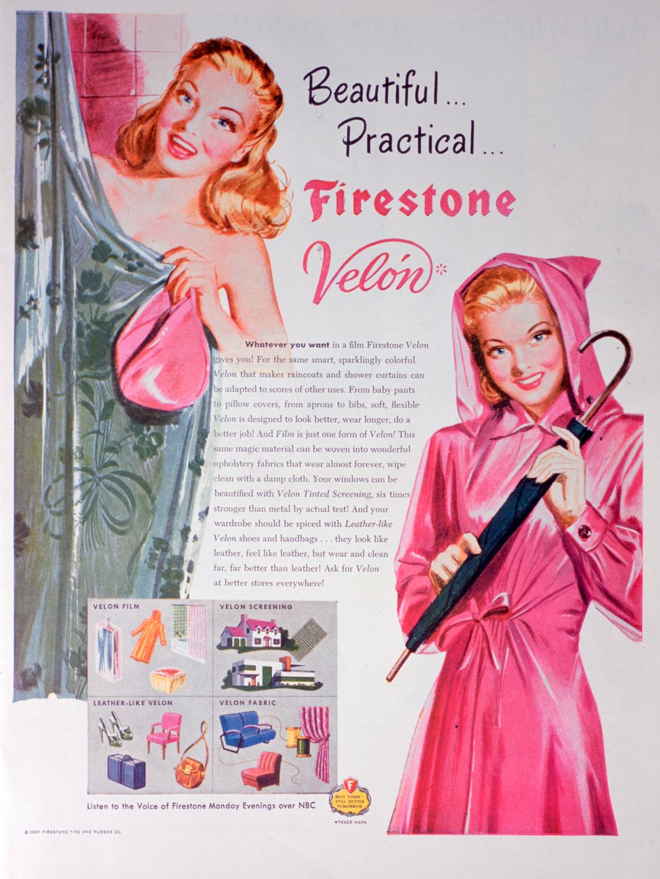 Firestone Velonin mainos, 1947 tekijältä Unbekannt