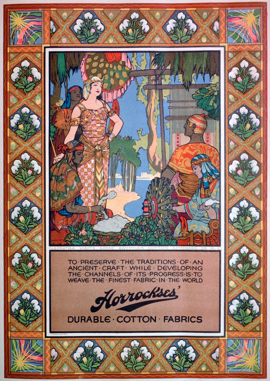 Horrockses-kankaiden mainos, 1920 tekijältä Unbekannt