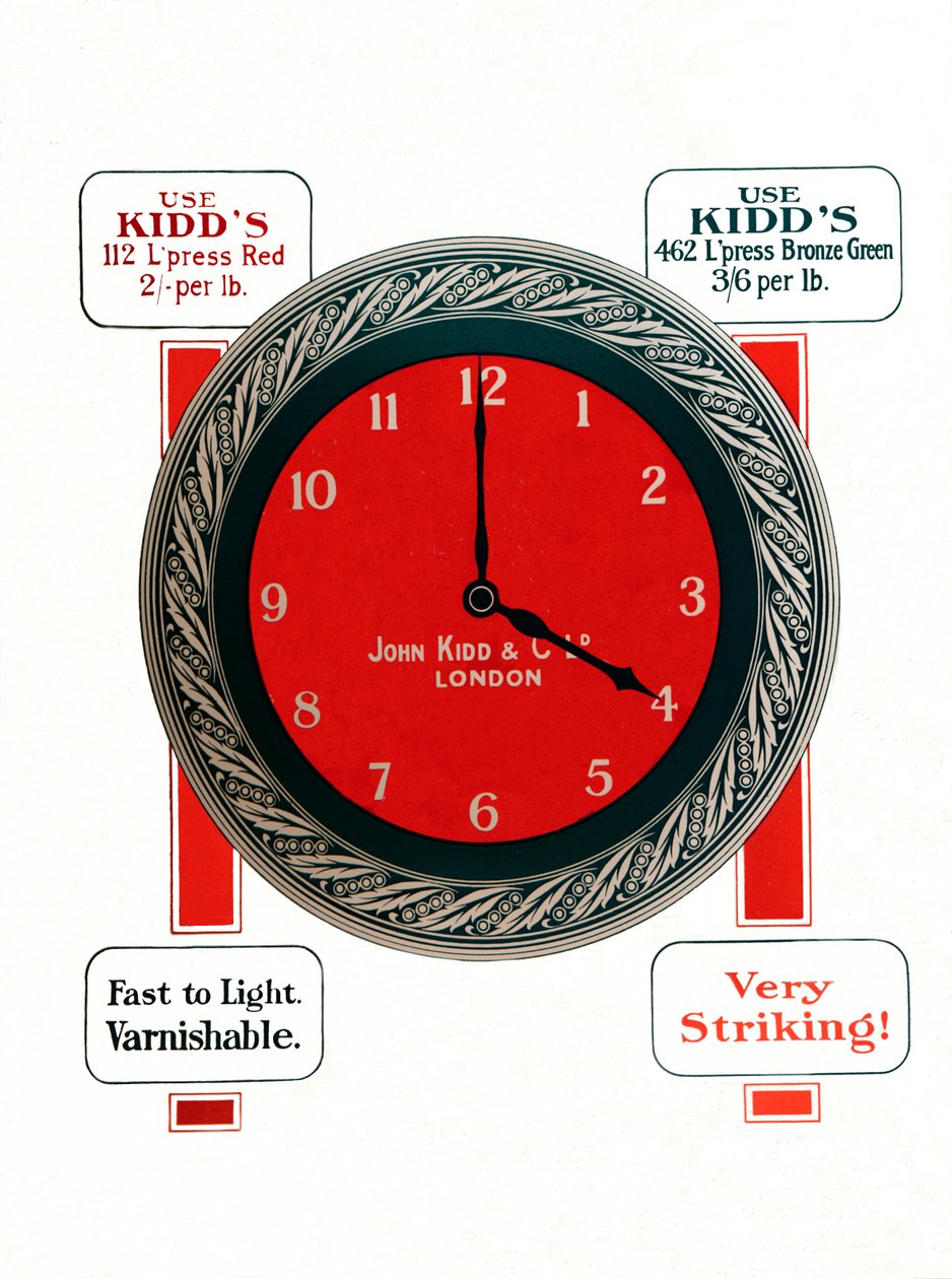 Mainos John Kidds & Co. Ltd Inksille, 1917 tekijältä Unbekannt
