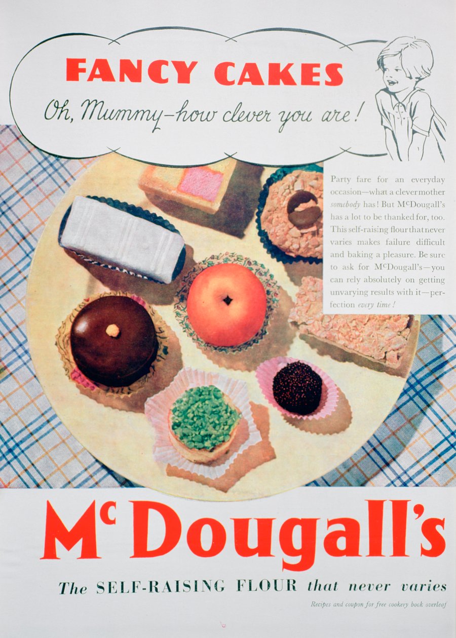 Mainos McDougalls-jauhoista, 1935 tekijältä Unbekannt