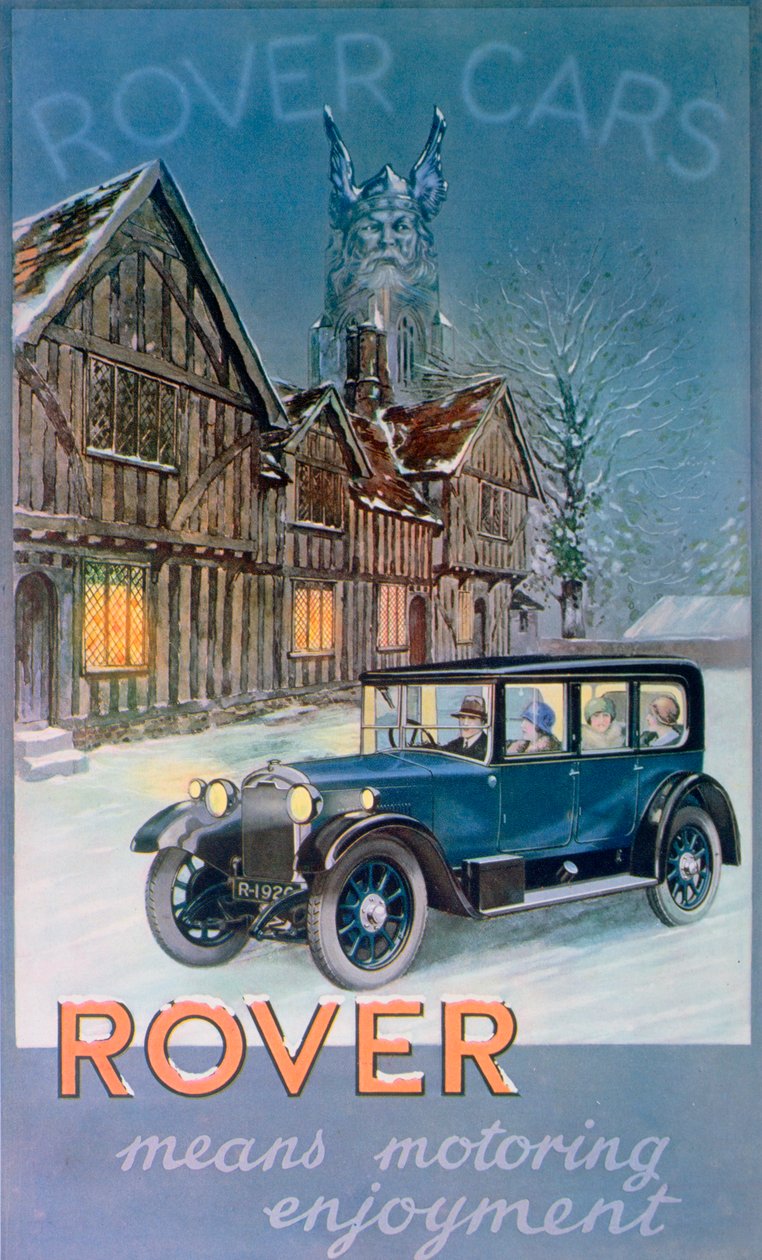 Mainos Rover Carsista, 1927 tekijältä Unbekannt
