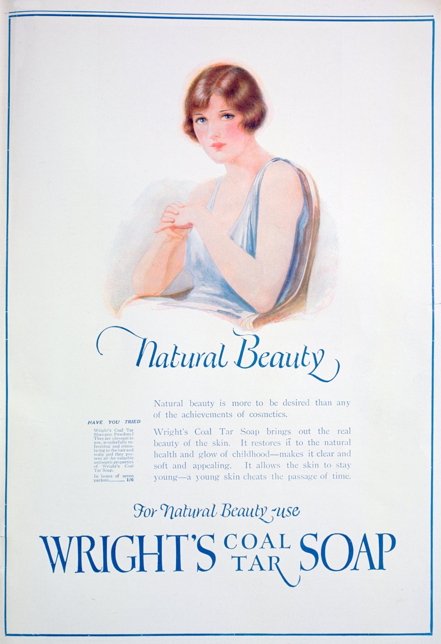 Mainos Wrights Coal Tervasaippualle, 1925 tekijältä Unbekannt