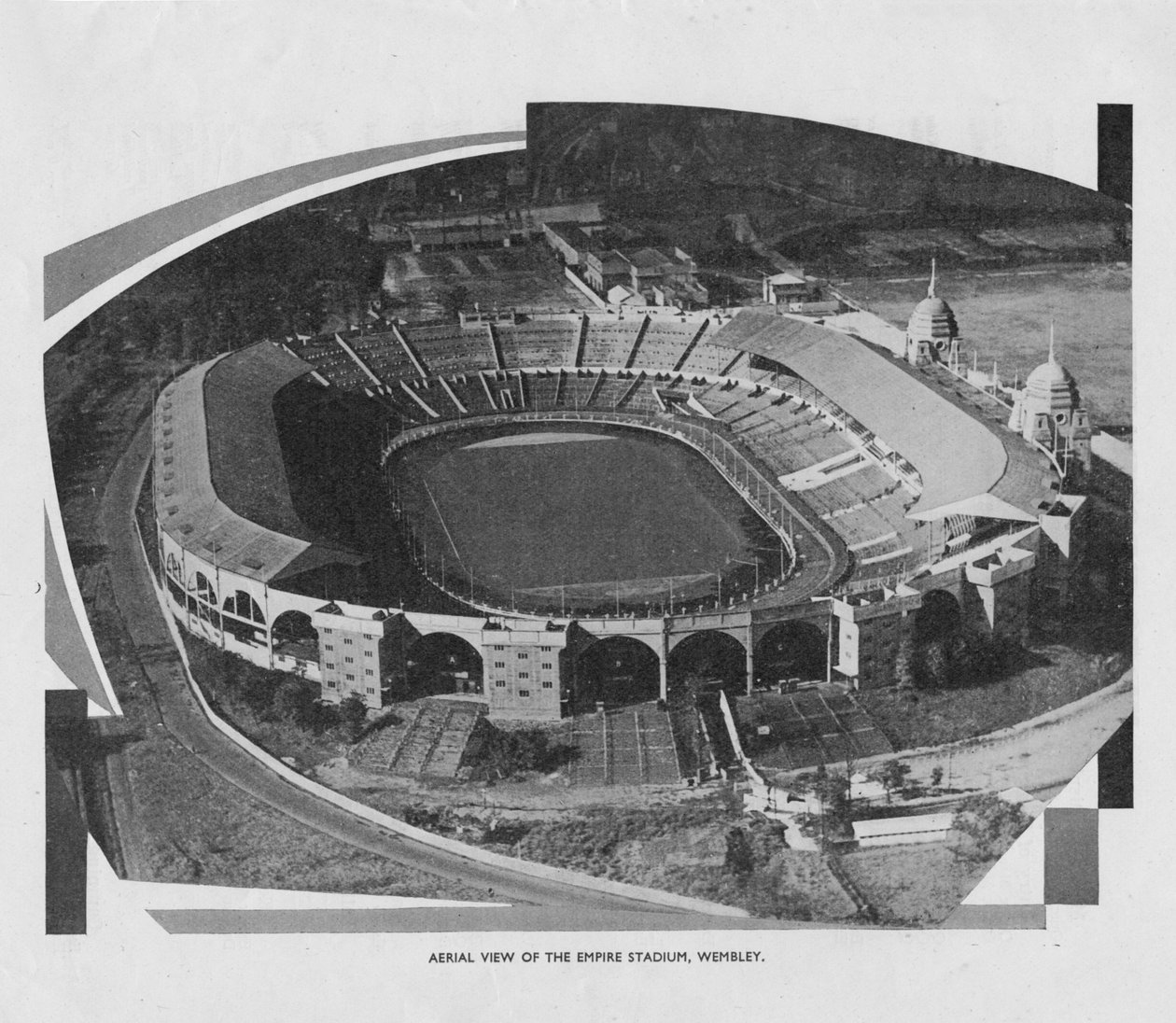 Ilmakuva Empire Stadiumista, Wembley, 1937 tekijältä Unbekannt
