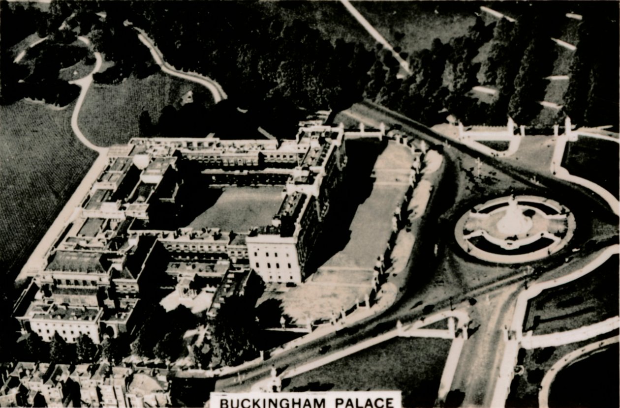 Ilmakuva Buckinghamin palatsista, 1939 tekijältä Unbekannt