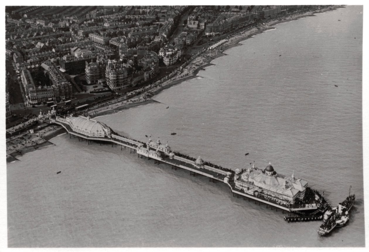 Ilmakuva Eastbournessa, Sussexista, Zeppelinistä, 1931 1933 tekijältä Unbekannt