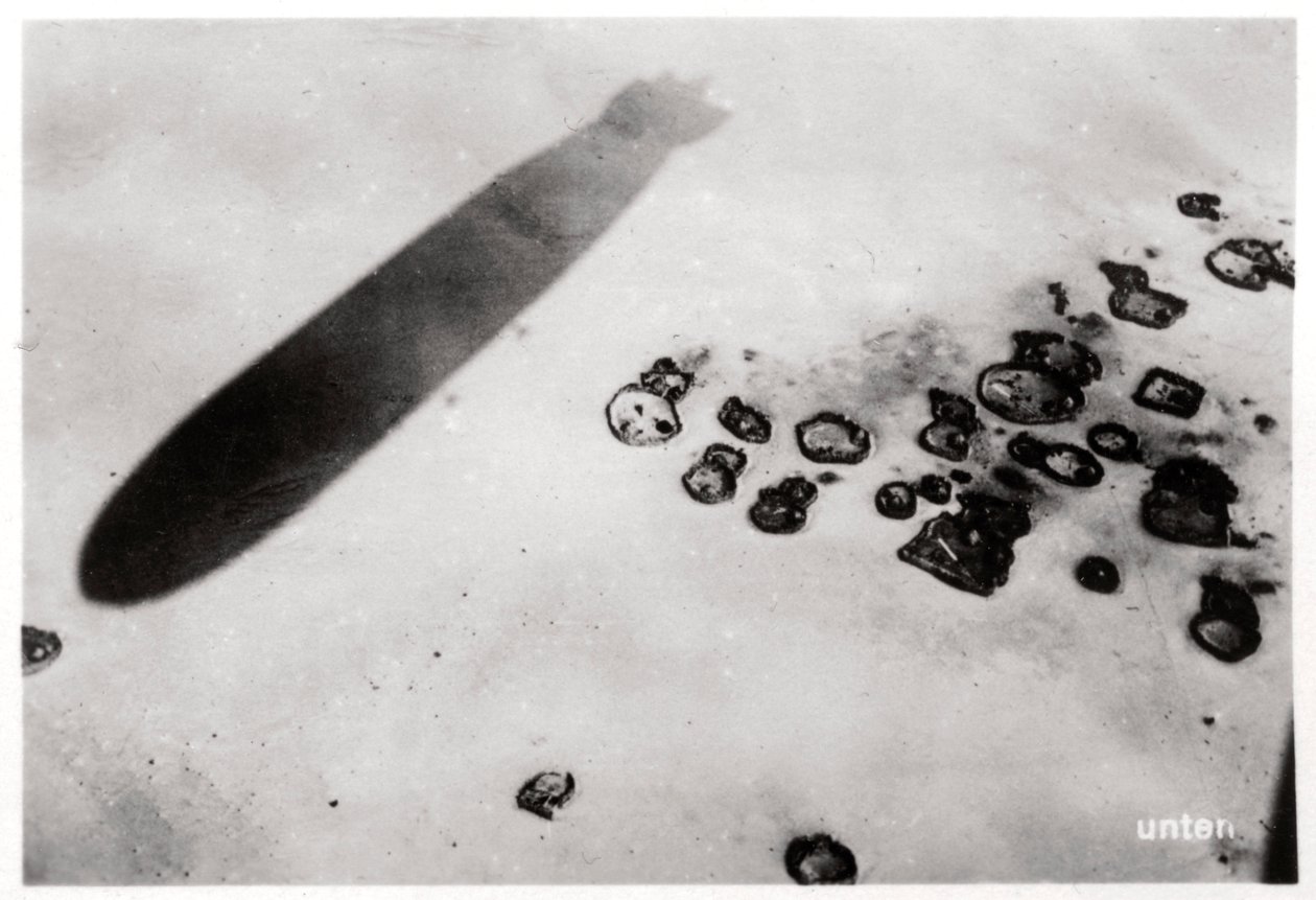 Ilmakuva autiomaasta, Zeppelinin luoma varjo, 1931 1933 tekijältä Unbekannt