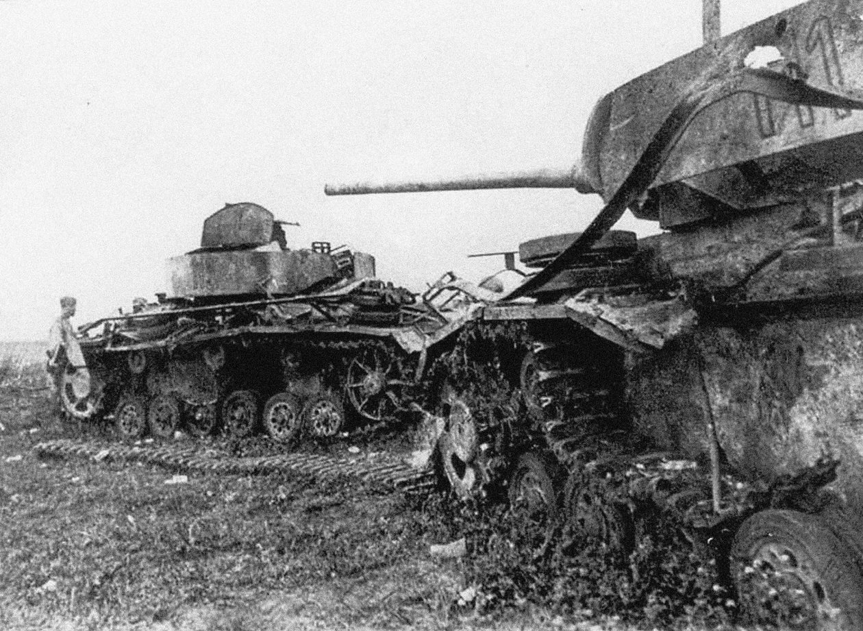 Prokhorovkan taistelun jälkeen tekijältä Unbekannt