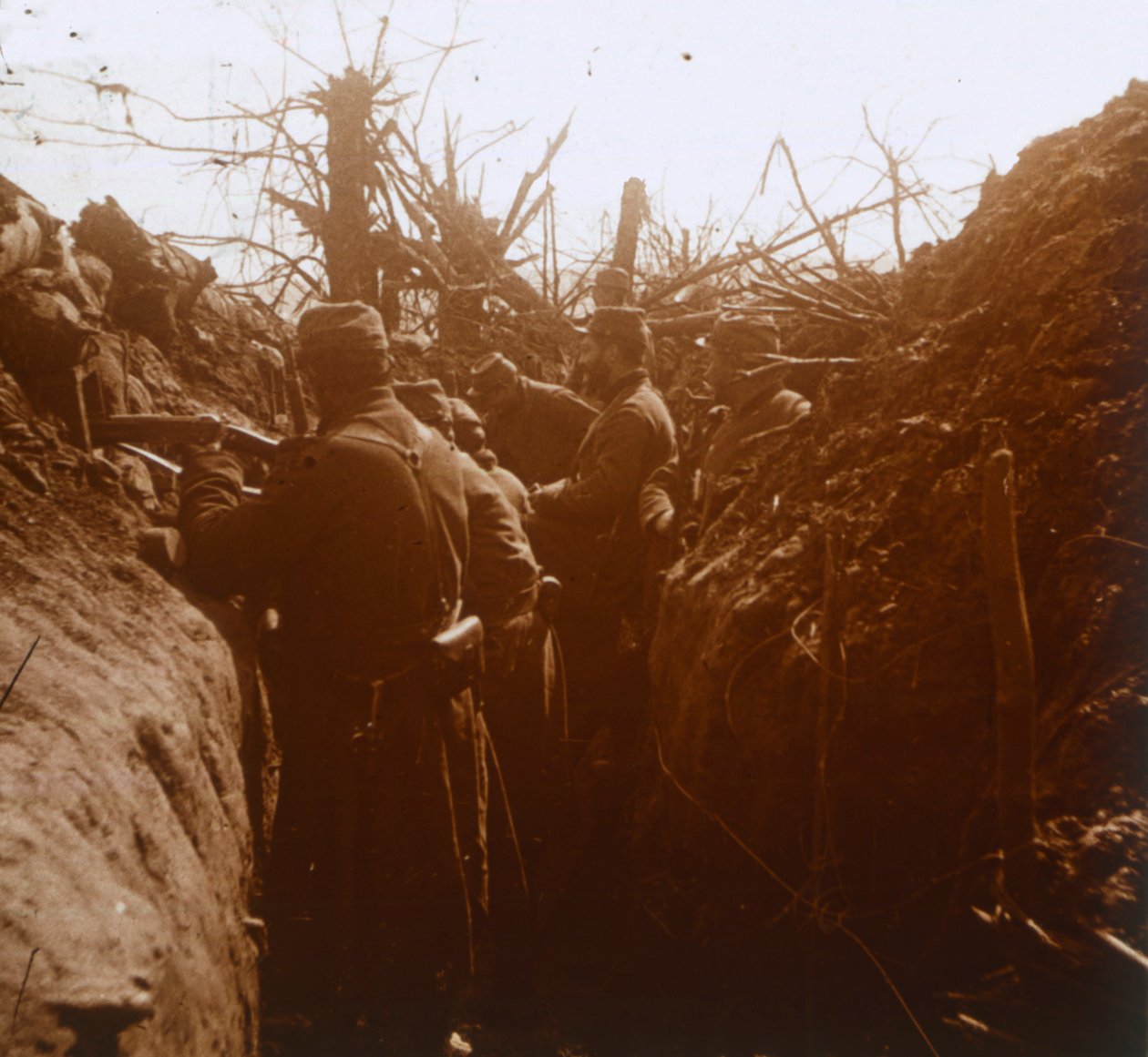 Marnen taistelun jälkeen, Pohjois-Ranskassa, c1914-c1918 tekijältä Unbekannt