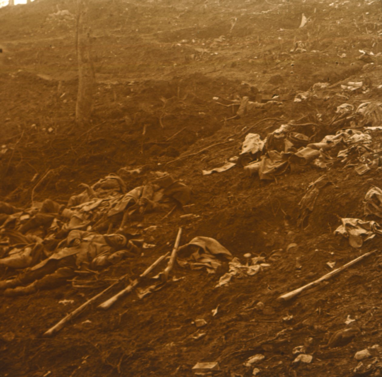 Hyökkäyksen jälkeen Les Éparges, Pohjois-Ranska, 1915. tekijältä Unbekannt