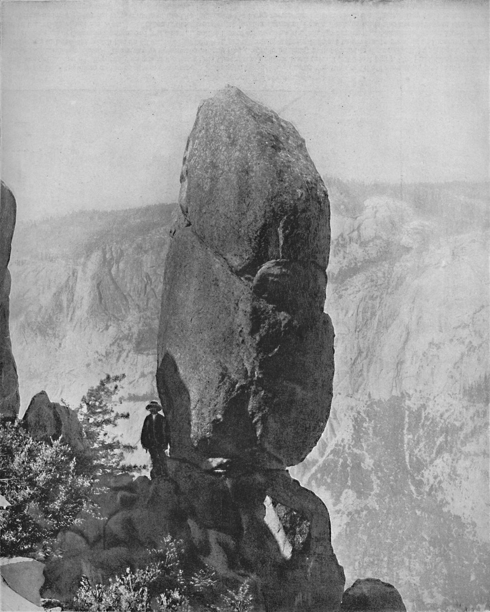 Agassizin pylväs, Yosemite, c1897. tekijältä Unbekannt