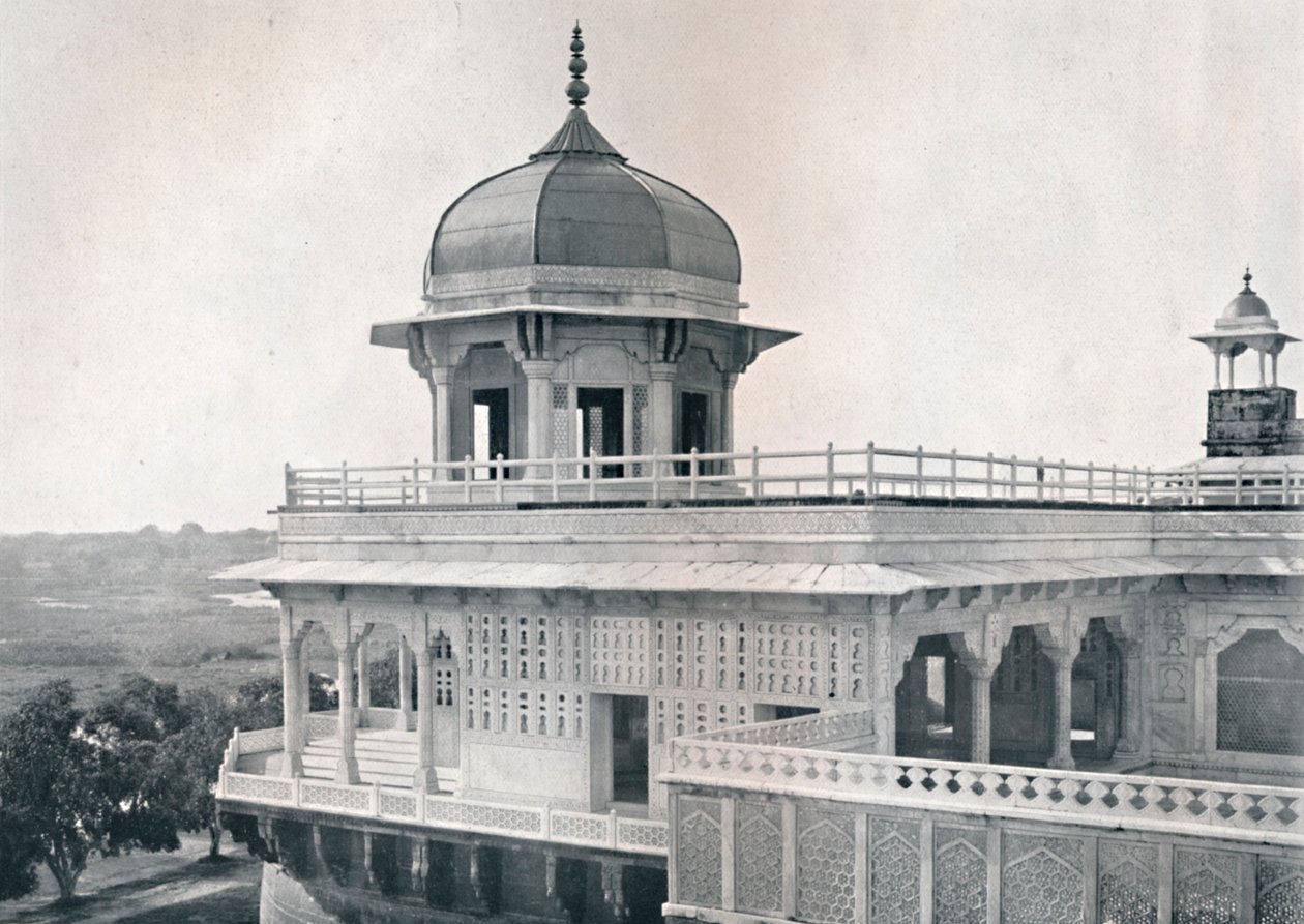 Agra. Jasmine Tower, 1910. tekijältä Unbekannt