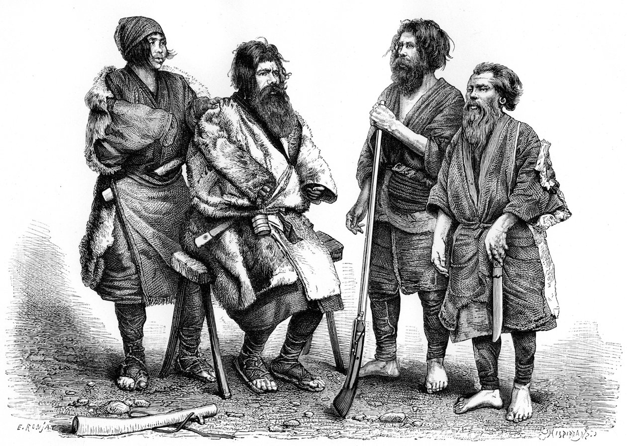 Ainu-kansa, Japani, 1895 tekijältä Unbekannt