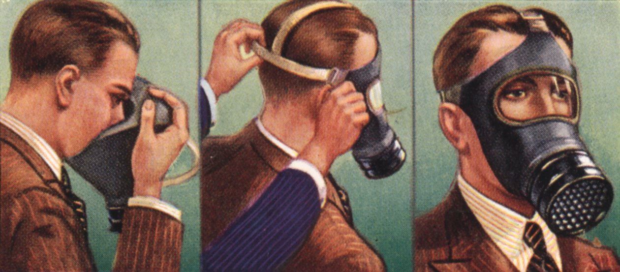 Air Raid Precautions, savukekortti, brittiläinen, 1938 tekijältä Unbekannt