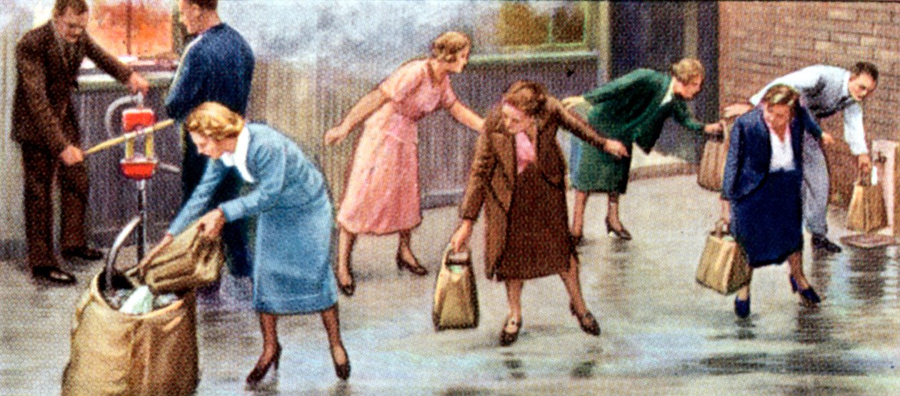Air Raid Precautions, savukekortti, brittiläinen, 1938 tekijältä Unbekannt