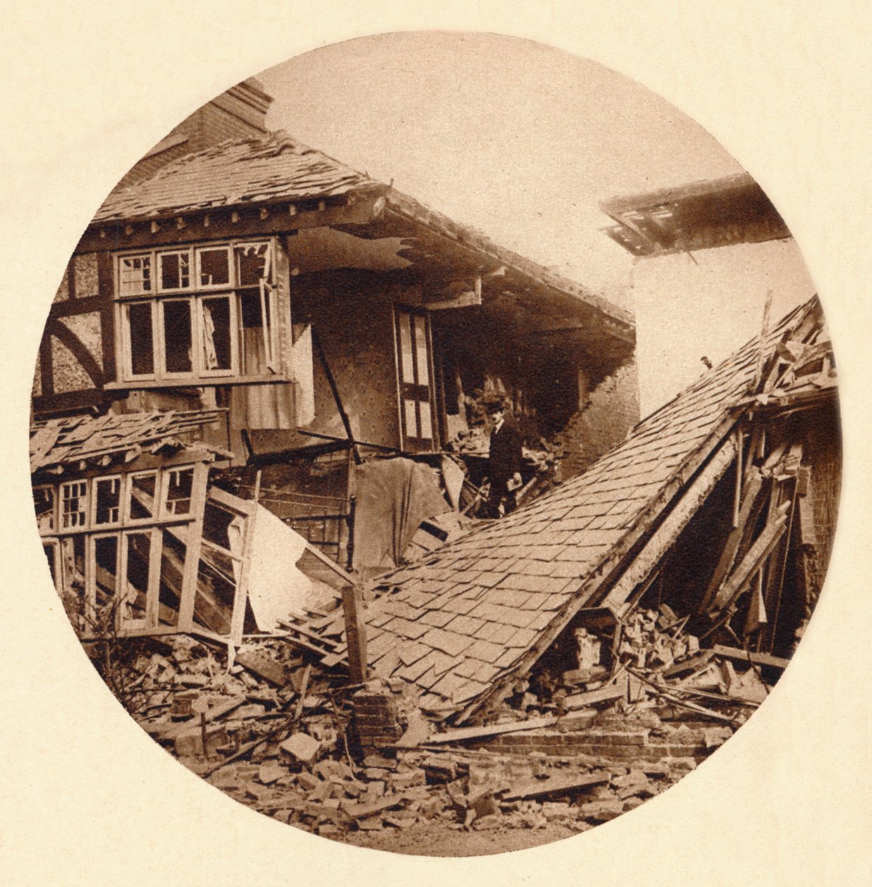 Ilmahyökkäys Croydonissa 1915 1935 tekijältä Unbekannt