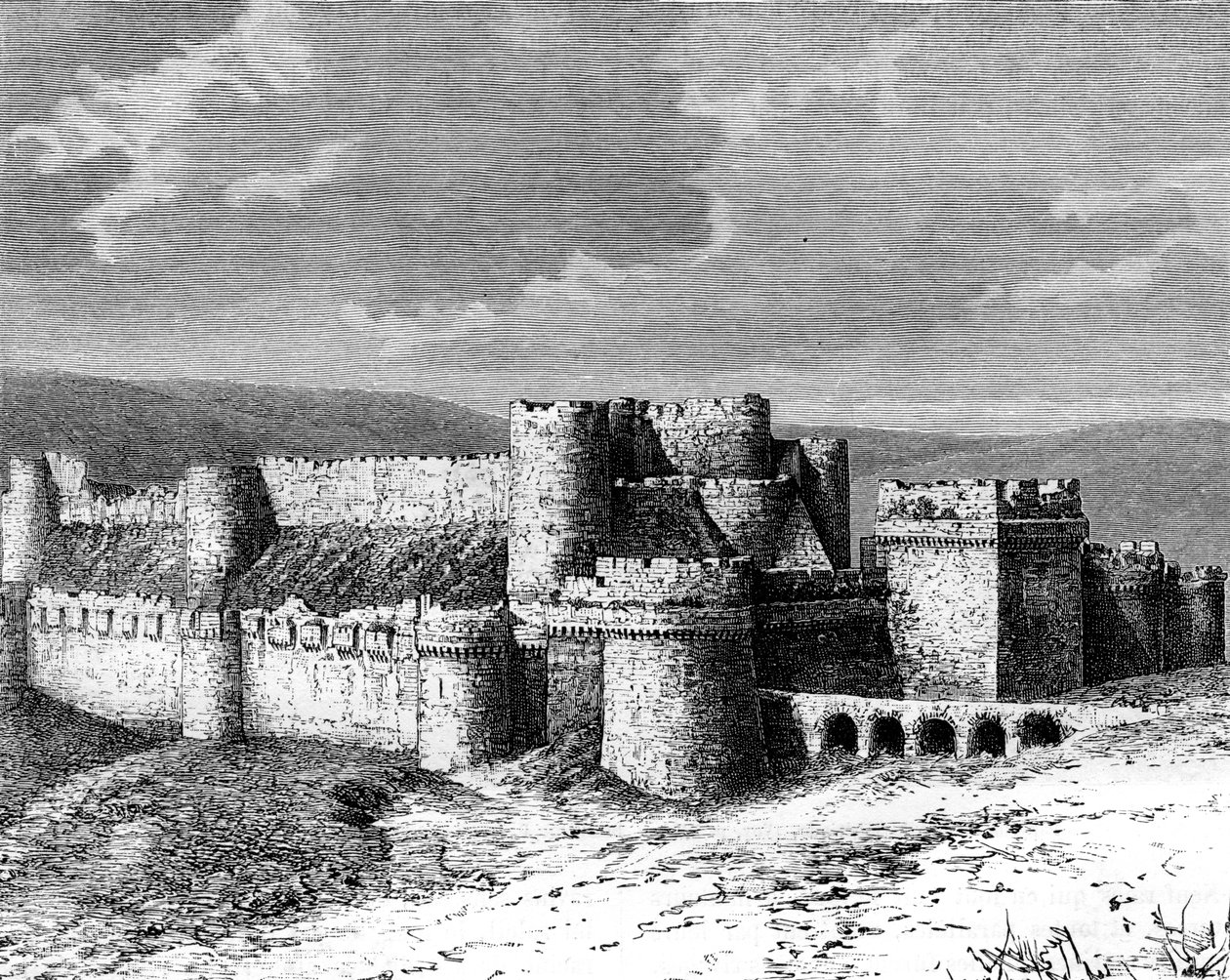 Al Karakin linna, 1800-luku tekijältä Unbekannt